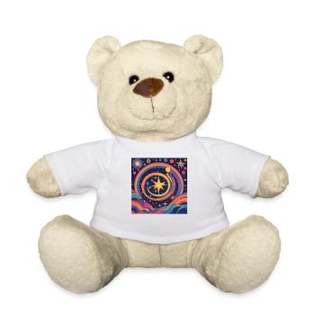 Spiritualité Étoile Arc-en-ciel Cadeau - Nounours - blanc - Devant