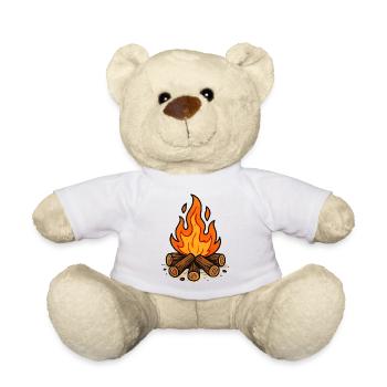 Feu de camp - Nounours - blanc - Devant