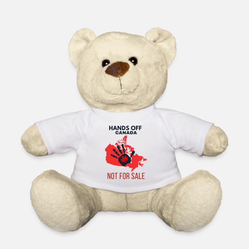 Hände weg von Kanada steht nicht zum Verkauf - Teddy - Weiß