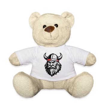 Wikinger Helm Odin - Teddy - Weiß - Vorne