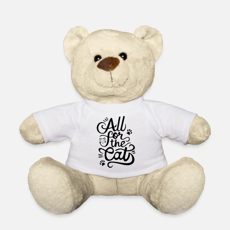 All for the cat - Teddy - Weiß