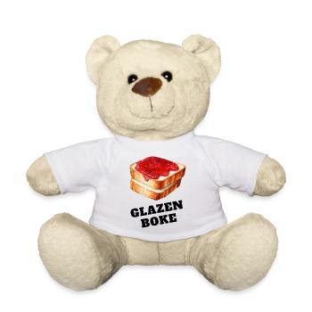 VERRE DE BŒUF (sandwich à la confiture). Chemise dialecte - Nounours - blanc - Devant