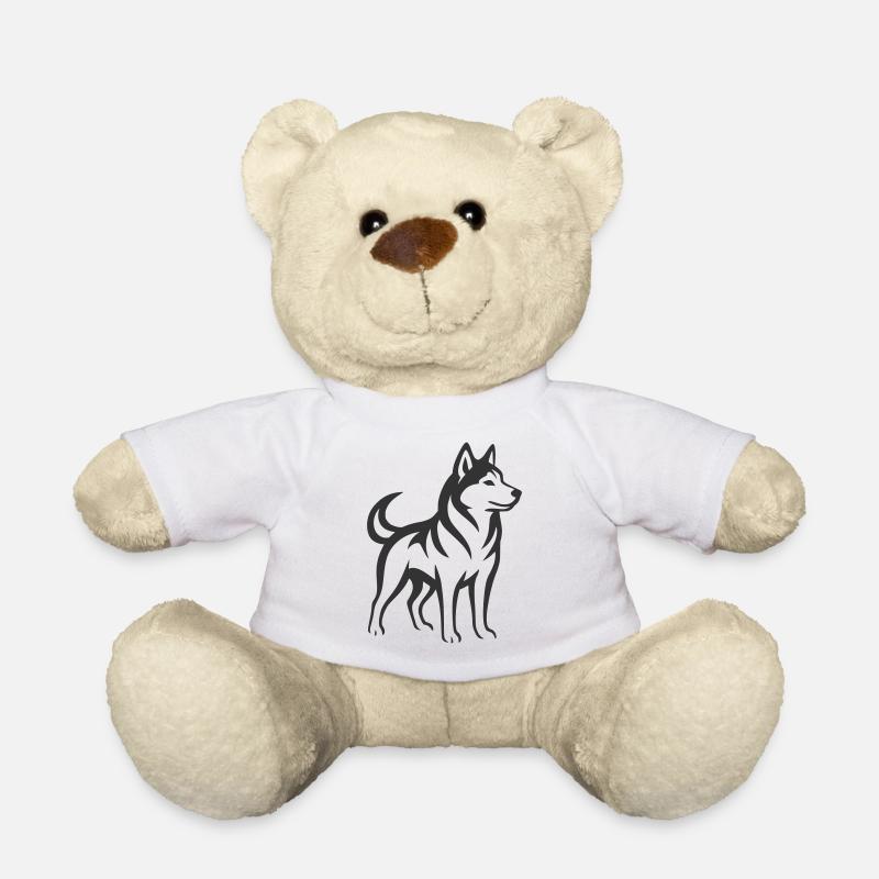 husky - Teddy - Weiß
