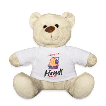 Küken mit Gaming-Accessoires - Teddy - Weiß - Vorne