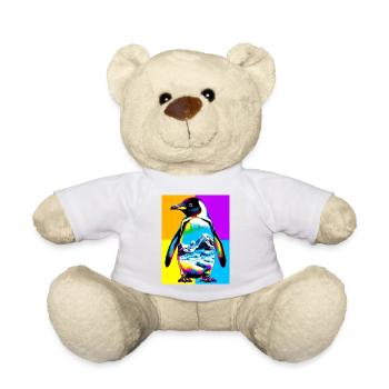 penguin - Teddy Bear - white - Front