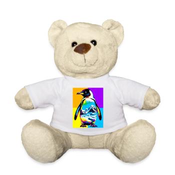 penguin - Teddy Bear - white - Front