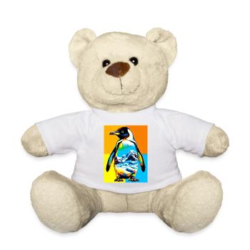 penguin - Teddy Bear - white - Front