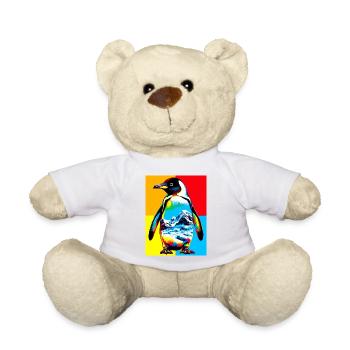 penguin - Teddy Bear - white - Front