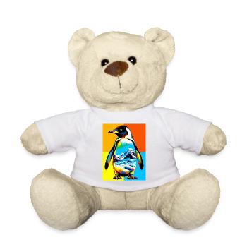 penguin - Teddy Bear - white - Front