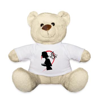 Screaming Woman Right Half - Teddy Bear - white - Front