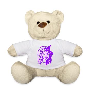 Angel Witch Duality Silhouette - Teddy Bear - white - Front