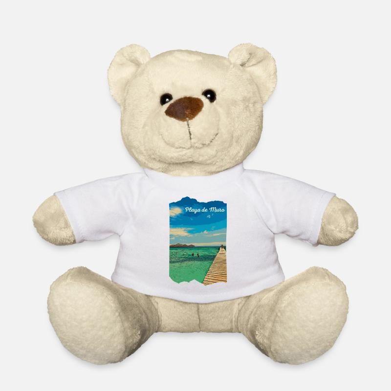 Playa de Muro - Mallorca - Teddy Bear - white
