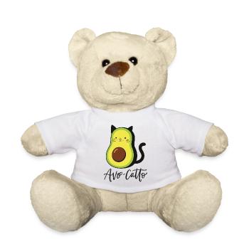 Chat avocat - Nounours - blanc - Devant