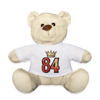 84 Nombre Couronne - Nounours - blanc - Devant