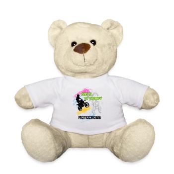 Motocross Graffiti - Teddy Bear - white - Front