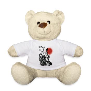 Ink Machine with Pen and Sun - Teddy Bear - white - Front