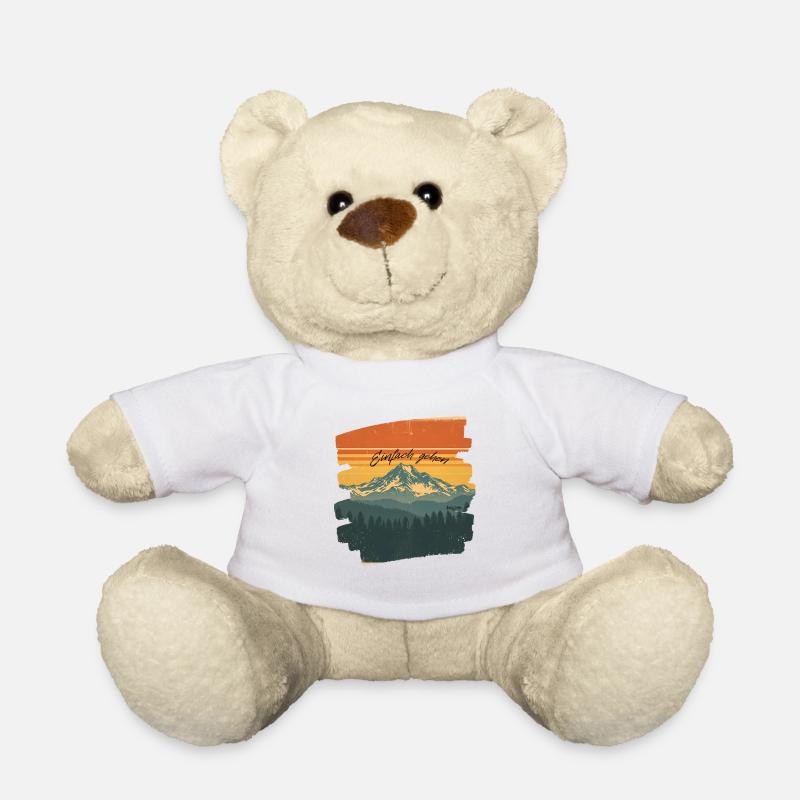 Jacaranda "Einfach gehen" Berglandschaft - Teddy - Weiß