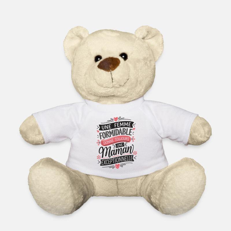 Eine großartige Frau, eine außergewöhnliche Mutter - Teddy - Weiß