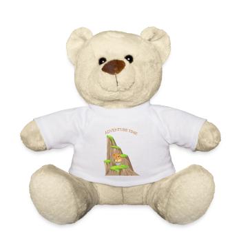 Little bear on a big tour - Teddy Bear - white - Front