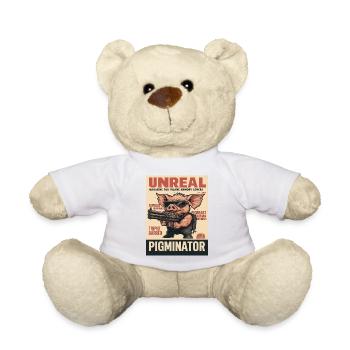 Pigminator: Unreal Magazin Cover - Teddy - Weiß - Vorne