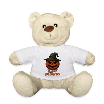 Happy Halloween - Teddy - Weiß - Vorne