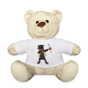 Afro Boy Dabbing Graduation Class 2026 - Nounours - blanc - Devant