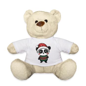 Noël Panda - Nounours - blanc - Devant