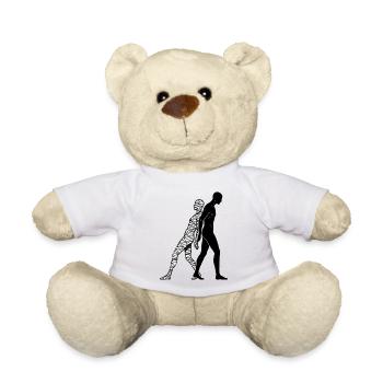 Schatten und Mumie verbunden Körper - Teddy - Weiß - Vorne