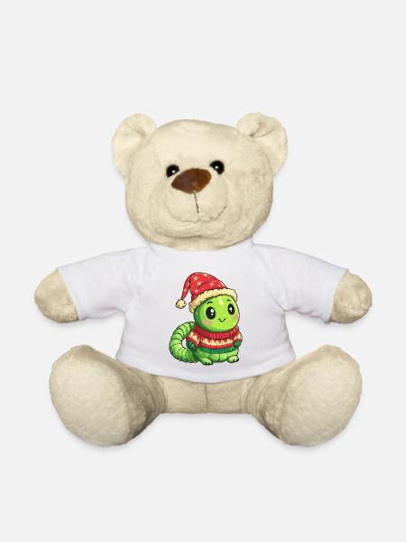 Wurm Weihnachten - Teddy - Weiß