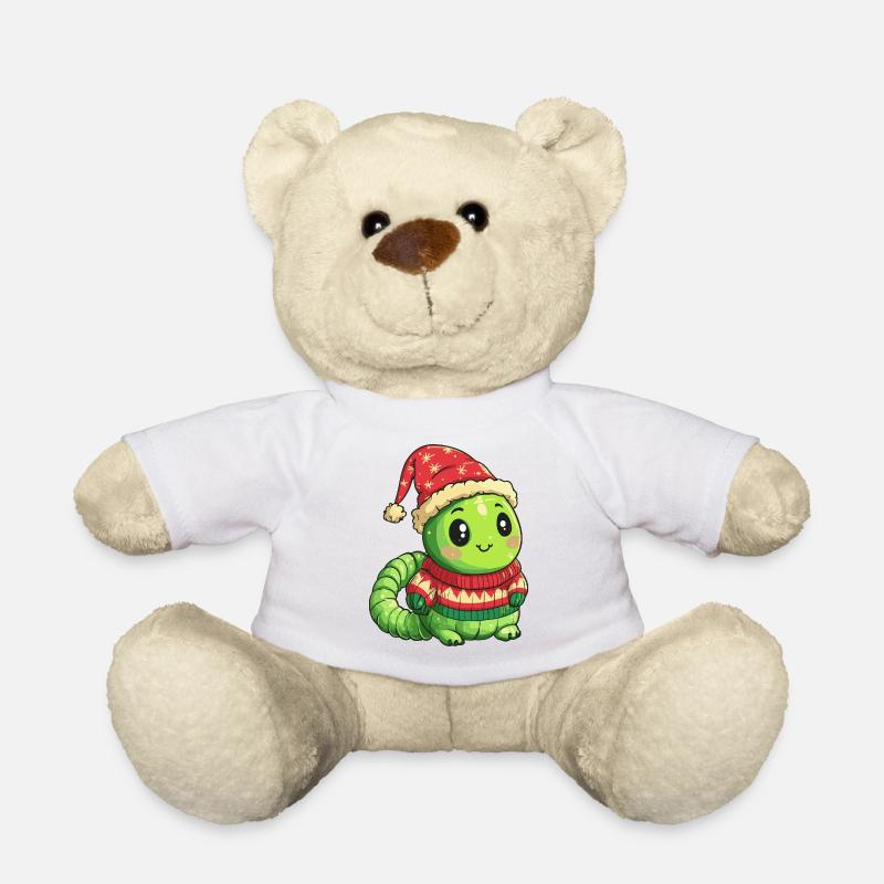 Wurm Weihnachten - Teddy - Weiß