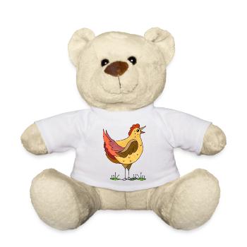 poule - Nounours - blanc - Devant