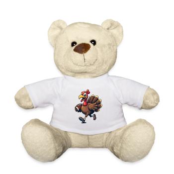 Thanksgiving Football Truthahn - Teddy - Weiß - Vorne