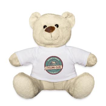 Cycling Club Vintage: Erkunden & Durchhalten  - Teddy - Weiß - Vorne