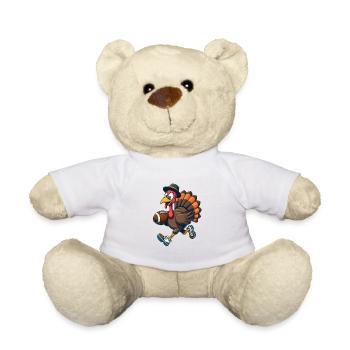 Thanksgiving Football Truthahn - Teddy - Weiß - Vorne