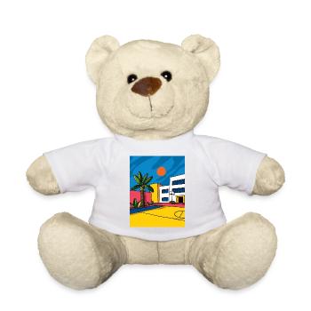 Tropische Stadt Skizze im Sonnenlicht - Teddy - Weiß - Vorne