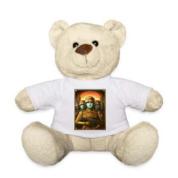 Goldene Frieden Kriegerinnen - Teddy - Weiß - Vorne