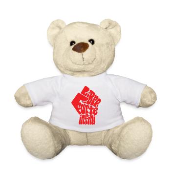LIBRE FORTE fem - let's talk - Teddy Bear - white - Front