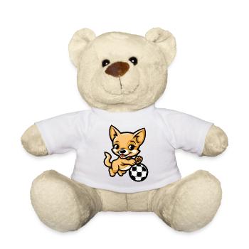 Kicker Chihuahua Cartoon - Teddy Bear - white - Front