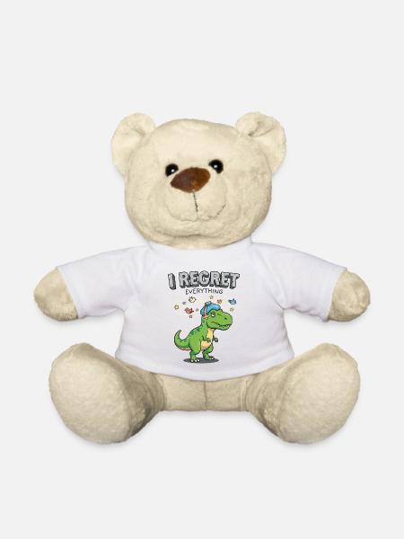 I Regret Everything Dino - Teddy - Weiß