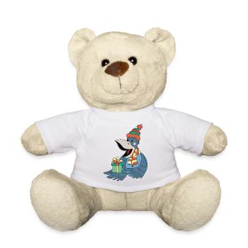 Weihnachten  - Teddy - Weiß - Vorne