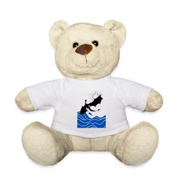 Dragon one - Teddy Bear - white - Front
