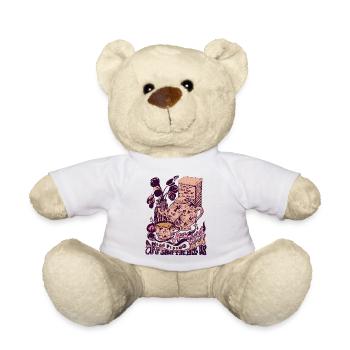 TASSE VON HALT DIE FRESSE - Teddy - Weiß - Vorne