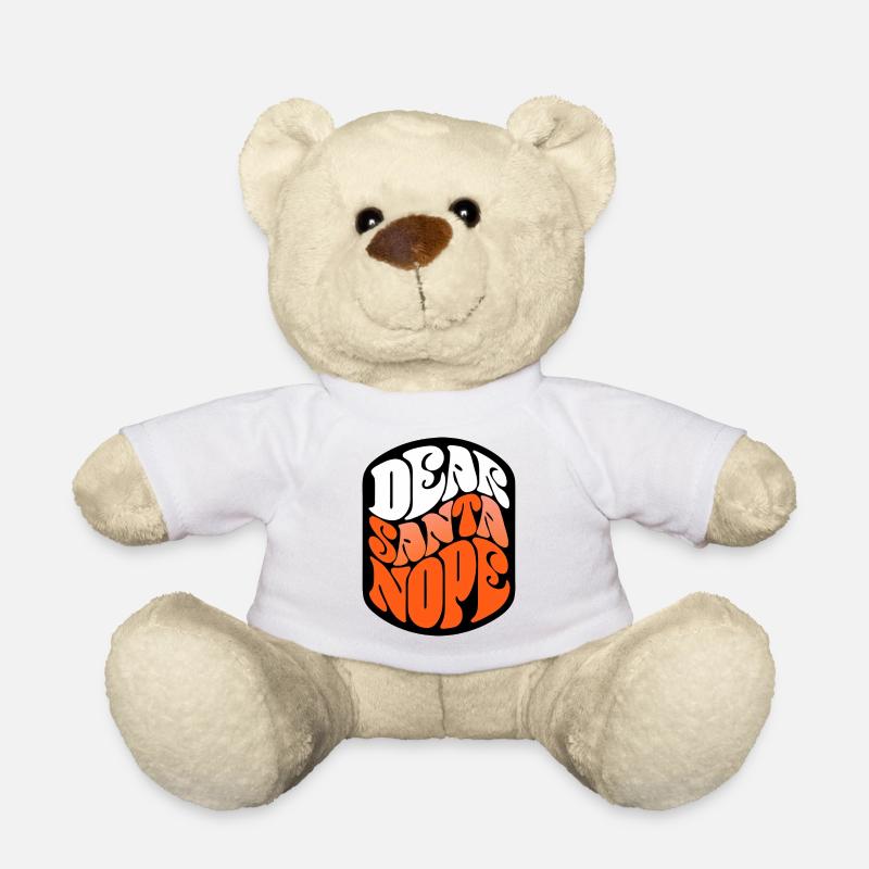 Santa Nope Psychedelic Glow - Teddy - Weiß