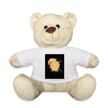 Samurai-Pferdespritzer Schwarz - Teddy - Weiß - Vorne