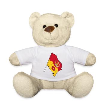 Flagge von Hampshire - Teddy - Weiß - Vorne