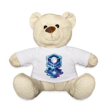 Kosmische Eiswürfel-Galaxie - Teddy - Weiß - Vorne