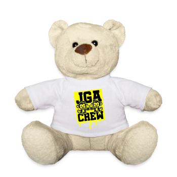 Jga Crew Junggesellen Affe - Teddy - Weiß - Vorne