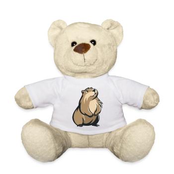 Cute Groundhog - Teddy Bear - white - Front