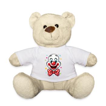 Déguisement de clown de carnaval Carnaval Carnaval - Nounours - blanc - Devant