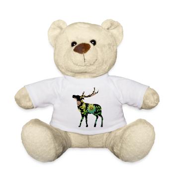 Hirsch - Teddy - Weiß - Vorne